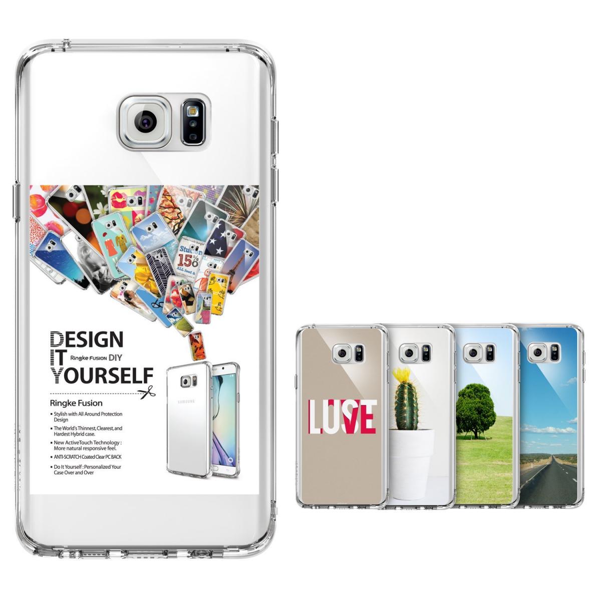 Rearth - Ringke Fusion Shock Absorption Skal till Samsung Galaxy Note 5 - Smoke Black