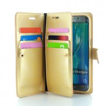 CoveredGear - CoveredGear Liberty Wallet till Samsung Galaxy S6 Edge+ (Guld)