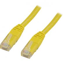 Deltaco - DELTACO U/UTP Cat6 patchkabel 0,3m, gul