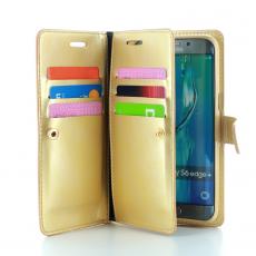 CoveredGear - CoveredGear Liberty Wallet till Samsung Galaxy S6 Edge+ (Guld)