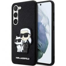 KARL LAGERFELD - Karl Lagerfeld Galaxy S23 Plus Skal Saffiano Karl & Choupette - Svart