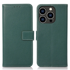 Taltech - iPhone 15 Pro Plånboksfodral Vikbart - Grön