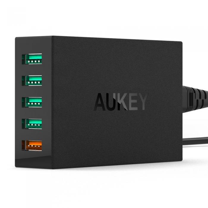 UTGATT5 - Aukey Qualcomm Certified 5 Ports Quick Charging Station 2.0