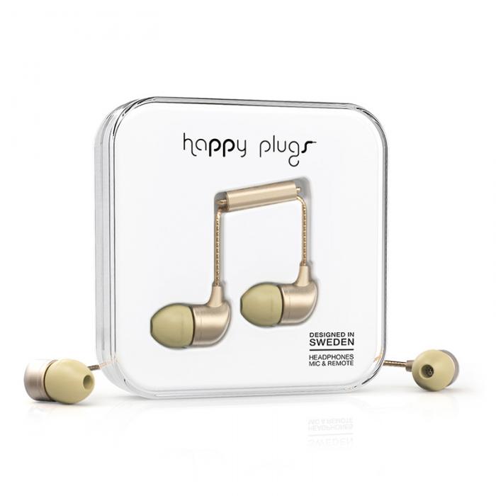UTGATT4 - Happy Plugs In-Ear Matte Gold