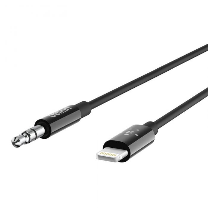 Belkin - Belkin Lightning To 3.5Mm Audio Cable 0,9M Black