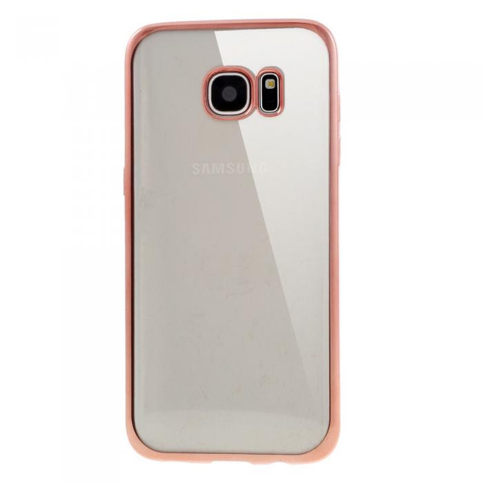 UTGATT5 - MobilSkal till Samsung Galaxy S7 Edge - Rose Gold