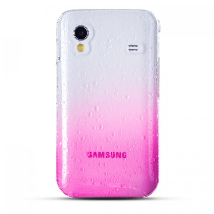 UTGATT5 - Raindrop Baksideskal till Samsung Galaxy Ace - Rosa