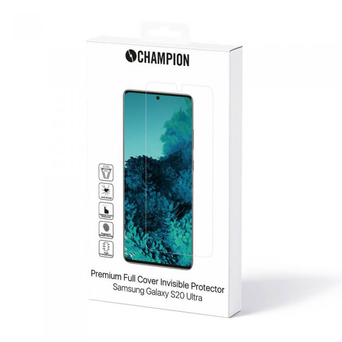 Champion - Champion Hrdat Glas Skrmskydd Galaxy S20 Ultra TPU
