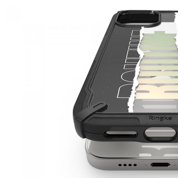 OEM - Ringke Fusion X Ticket Band Skal iPhone 12 Mini - Svart