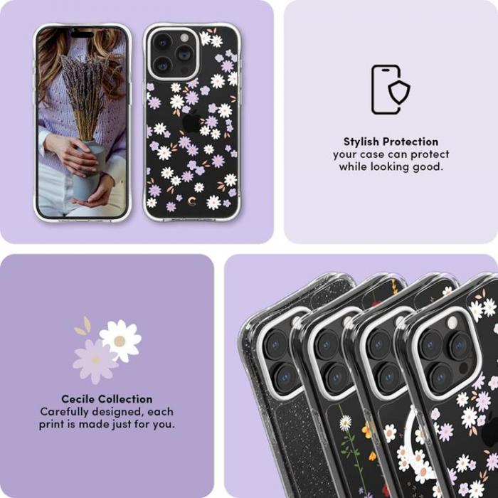 Spigen - Spigen iPhone 15 Pro Mobilskal Magsafe Cyrill - Dream Daisy