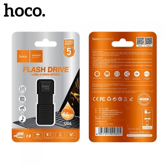 UTGATT1 - HOCO pendrive Intelligent UD6 64GB USB2.0