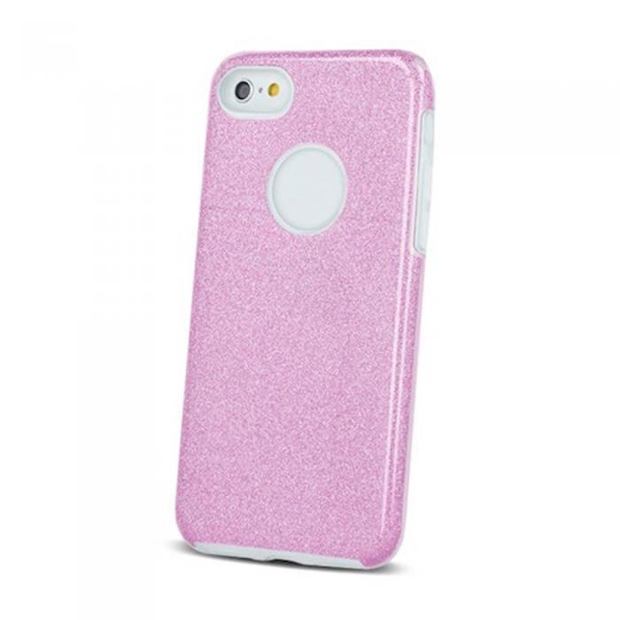 TelForceOne - Glitter Skal till iPhone 12/12 Pro - Rosa, Skyddande & Trendigt