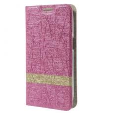 A-One Brand - Lines Textured fodral till Samsung Galaxy Ace 4 - Magenta