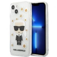 KARL LAGERFELD - Karl Lagerfeld Flower Ikonik Karl Skal iPhone 13 mini - Transparent