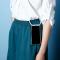 CoveredGear-Necklace - Boom iPhone Xs Max skal med mobilhalsband- White Stripes Cord