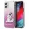 KARL LAGERFELD - Karl Lagerfeld iPhone 12 Mini Skal Choupette Fun - Rosa