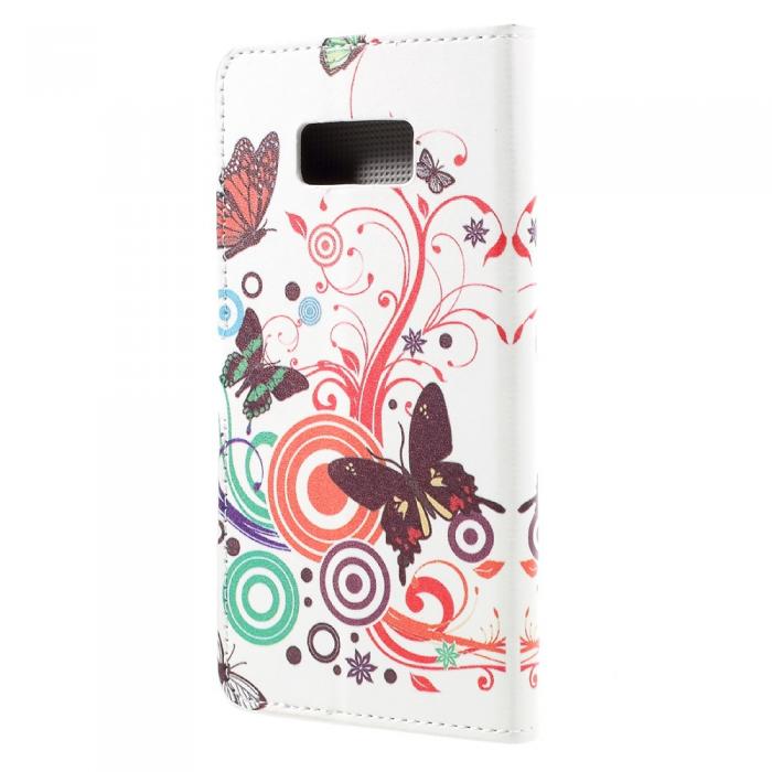 UTGATT5 - Plnboksfodral Samsung Galaxy S8 Plus - Three Butterflies