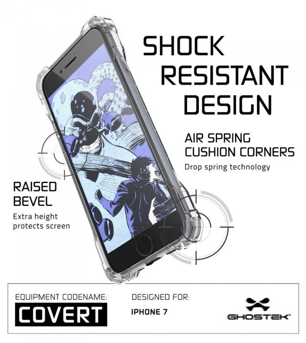 UTGATT5 - Ghostek Covert Skal till Apple iPhone 7/8/SE 2020 - Clear