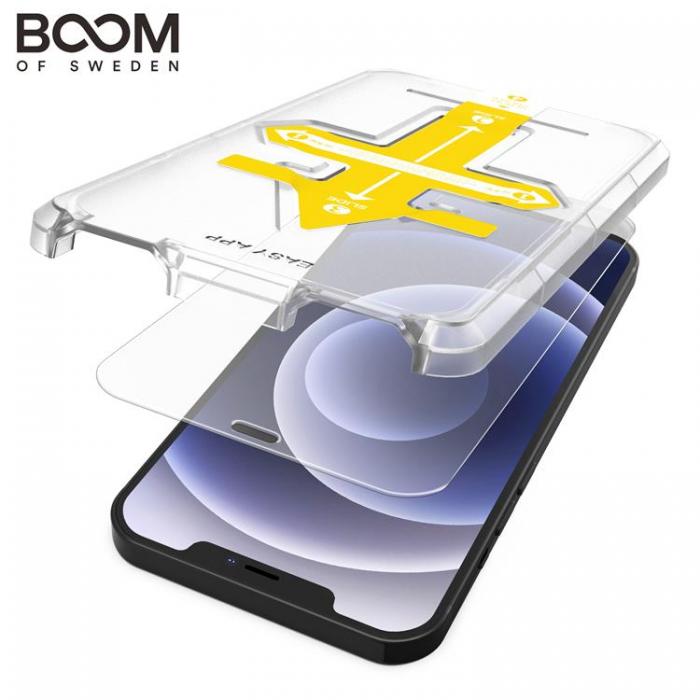 Boom of Sweden - BOOM Flat Hrdat Glas Skrmskydd iPhone 12 Mini