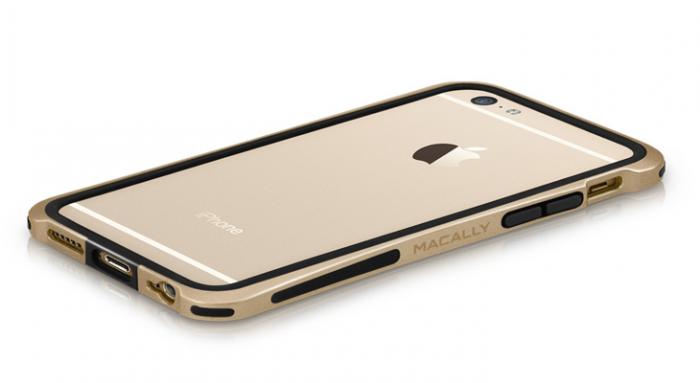 Macally - Macally Protective Frame till iPhone 6 / 6S - Champagne
