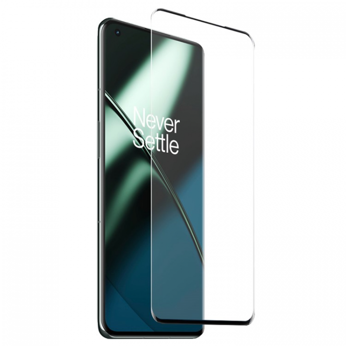 A-One Brand - OnePlus 11 5G Mobilskal TPU + Hrdat Glas Skrmskydd - Clear