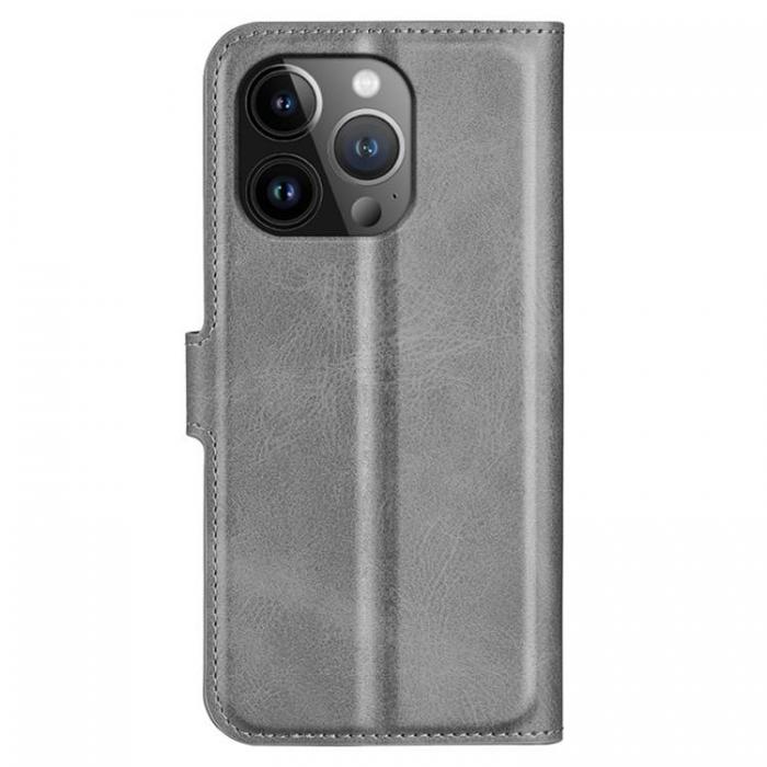 A-One Brand - iPhone 15 Pro Max Plnboksfodral Calf Flip Folio - Gr