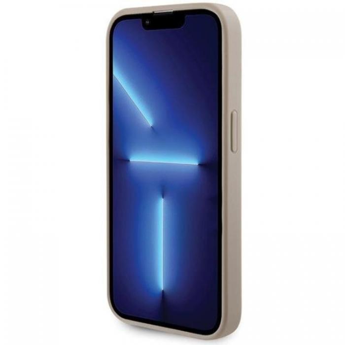 Guess - Guess iPhone 15 Pro Mobilskal Strass Metal Logo - Guld
