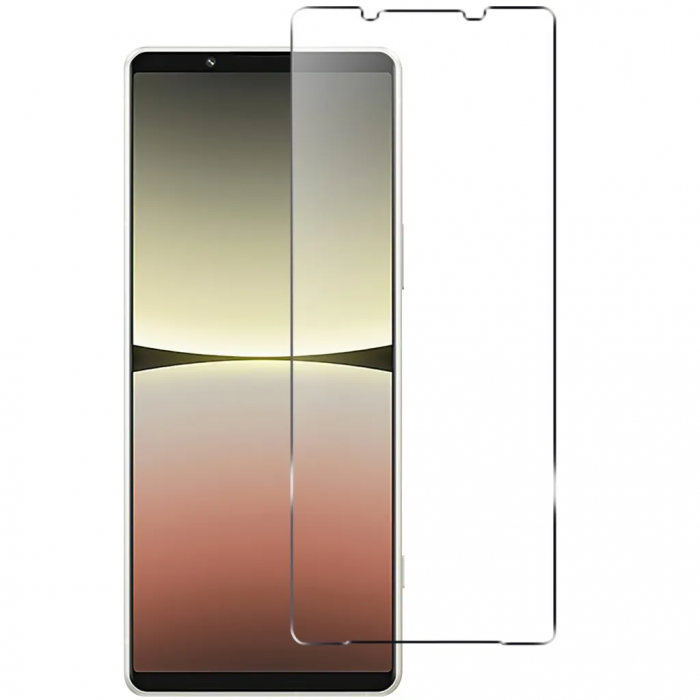 Taltech - Sony Xperia 1 V Hrdat Glas Skrmskydd Tjockt - Transparent