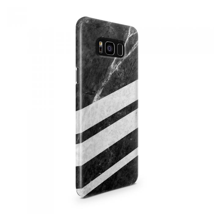 UTGATT5 - Skal till Samsung Galaxy S8 Plus - Black Striped Marble