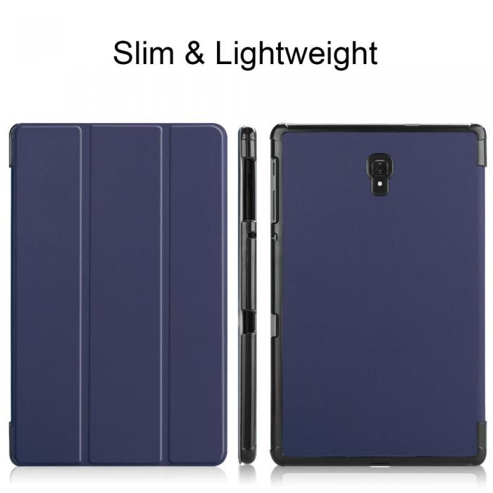A-One Brand - Tri-fold Fodral fr Samsung Galaxy Tab A 10.5 - Mrkbl