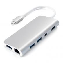 Satechi&#8233;Satechi USB-C Multimedia Adapter 4K HDMI / Mini DisplayPort - Silver&#8233;