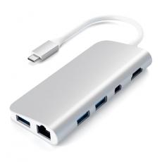 Satechi - Satechi USB-C Multimedia Adapter 4K HDMI / Mini DisplayPort - Silver