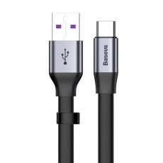 BASEUS - Baseus Simple USB-A till USB-C 40W Kabel 23cm - Grå