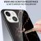A-One Brand - Anti-Scratch Hrdat glas skal iPhone 13 mini - Svart Marble