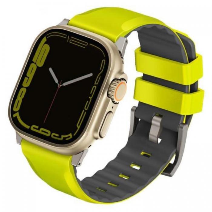 UNIQ - Uniq Apple Watch (45mm) Series 9 Band Linus - Gul