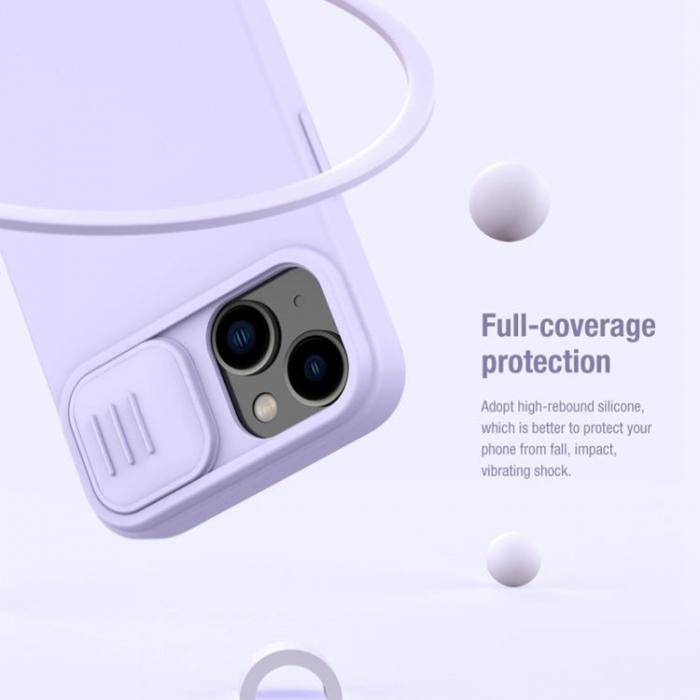 Nillkin - Nillkin iPhone 14 Plus Skal Magsafe Magnetic - Lila