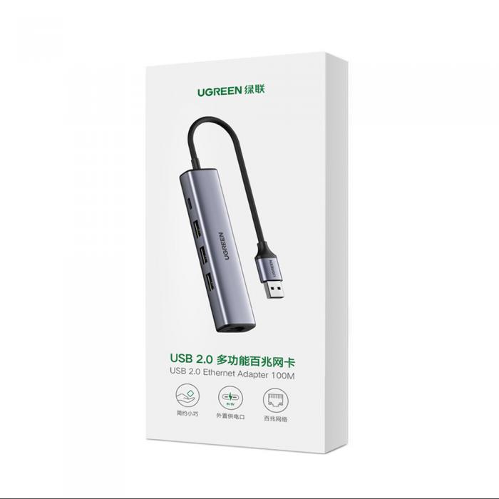 Ugreen - Ugreen Multifunktions Adapter HUB USB Typ-C - Gr