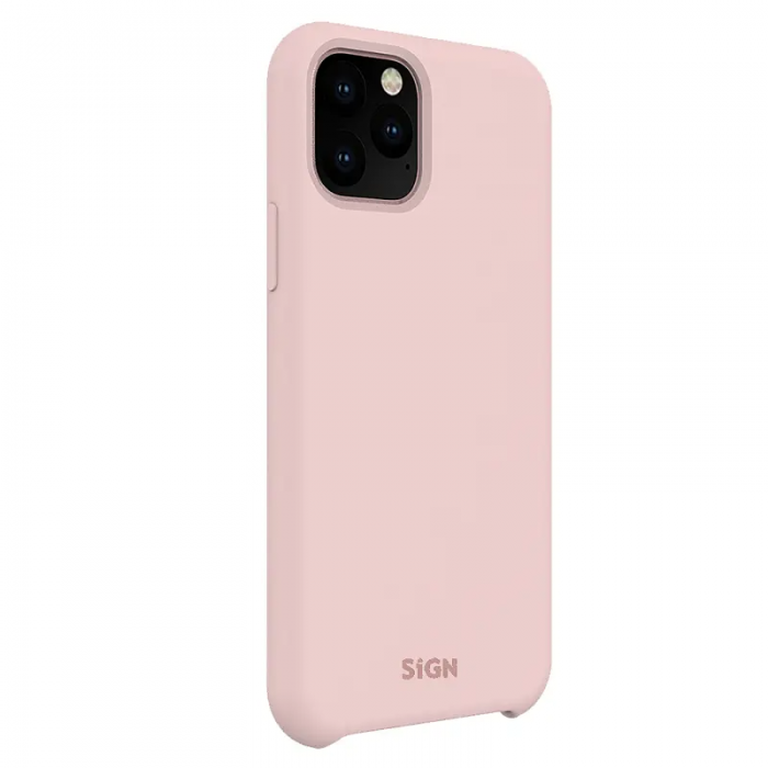 SiGN - SiGN iPhone 11 Pro Skal Liquid Silicone - Rosa