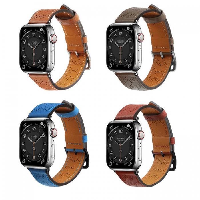 A-One Brand - Apple Watch Ultra/SE/8/7/6/5/4 (41/42/38mm) Armband - Ljusbrun