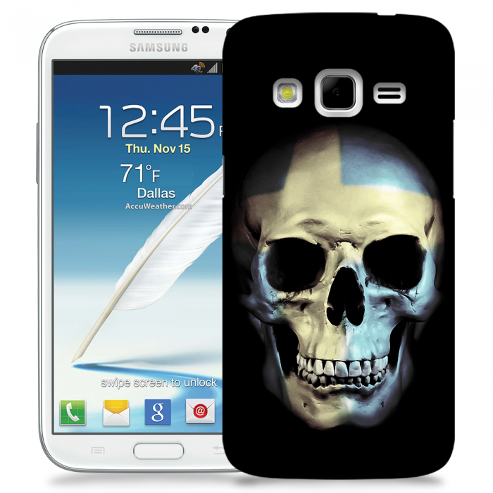 UTGATT5 - Skal till Samsung Galaxy Express 2 - Swedish Skull