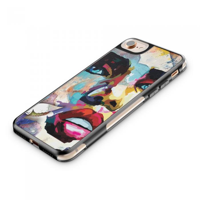 UTGATT5 - Fashion mobilskal till Apple iPhone 7 - Painted Face