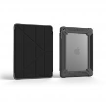 Pipetto - Pipetto iPad 9,7-tums 2017/2018 Origami Shield-fodral - Blå