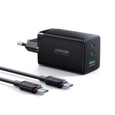 Joyroom - Joyroom Väggladdare GaN 65W USB/2x USB-C - Svart