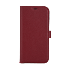 Essentials - Essentials iPhone 15 Plånboksfodral Detachable - Röd