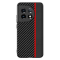 A-One Brand - OnePlus 11 5G Mobilskal Carbon Fiber PU-Lder - Rd