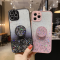 OEM - Round Pop Grip Skal iPhone 13 Pro - Rosa