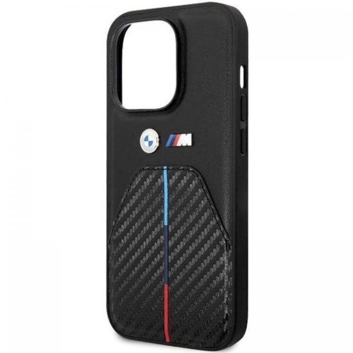 BMW - BMW iPhone 14 Pro Mobilskal Stamped Tricolor Stripe