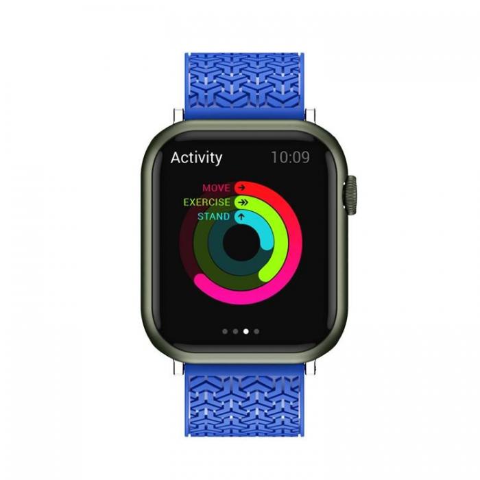 A-One Brand - Apple Watch 4/5/6/7/SE (42/44/45mm) Armband - Bl