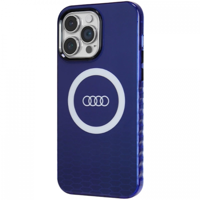 Audi - Audi iPhone 14 Pro Max Mobilskal Magsafe IML Big Logo - Bl