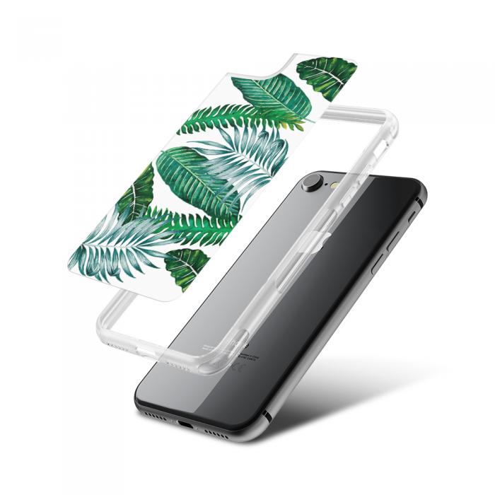 UTGATT5 - Fashion mobilskal till Apple iPhone 8 - Green jungle